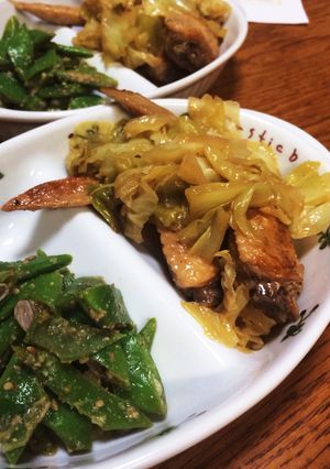 鶏手羽先＊キャベツ煮-レシピのメイン写真
