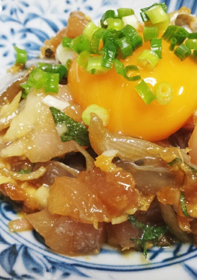 おつまみ♪お茶漬け♪万能鯵のたたき-レシピのメイン写真