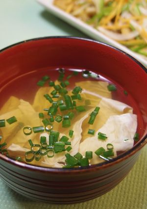 即席 湯葉のあっさりスープ-レシピのメイン写真