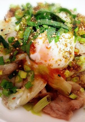 レンジで簡単♪豚バラキャベツの酒蒸し-レシピのメイン写真