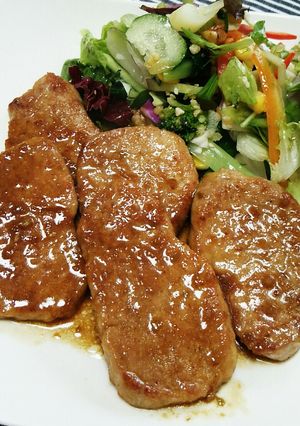豚肉ソテー( ﾟДﾟ)ゞゆず胡椒ぽん酢♪-レシピのメイン写真
