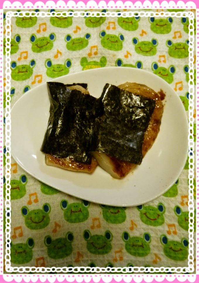 お餅の砂糖しょう油焼き-レシピのメイン写真