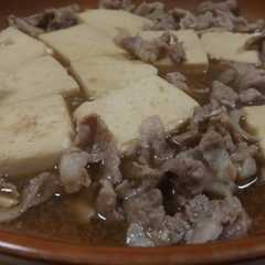 รูปของ 簡単♡めんつゆで肉豆腐