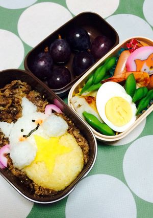 キャラ弁☆パズドラのたまドラ-レシピのメイン写真
