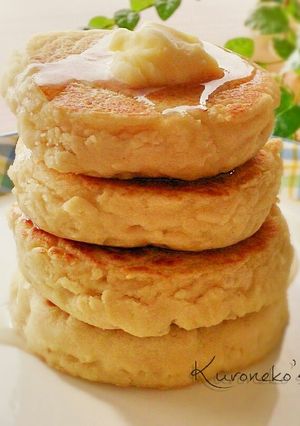 おから＆豆腐＊もっちりパンケーキ-レシピのメイン写真