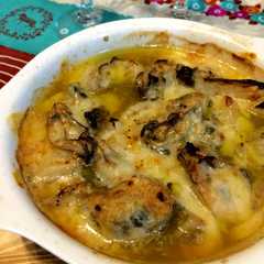 รูปของ 簡単♬牡蠣とカブのチーズ焼き