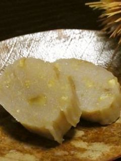 レンジで簡単 甘栗あんの蒸しようかん-レシピのメイン写真