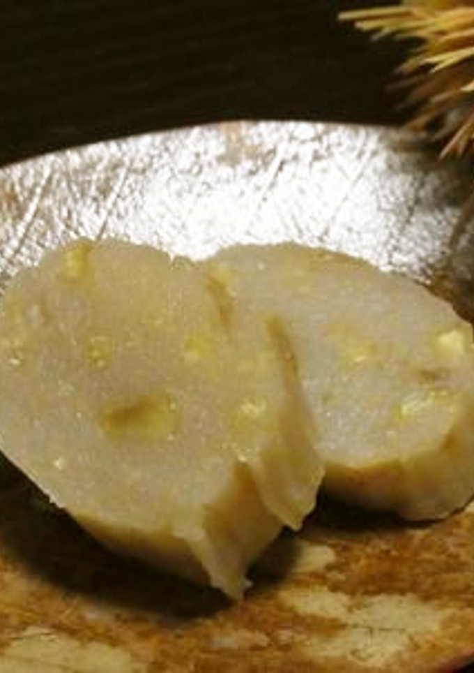 レンジで簡単　甘栗あんの蒸しようかん-レシピのメイン写真