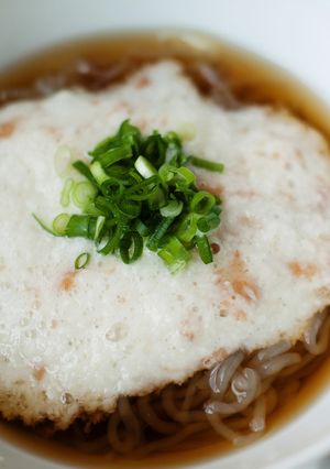 こんにゃく麺で長芋と梅のさっぱり麺-レシピのメイン写真