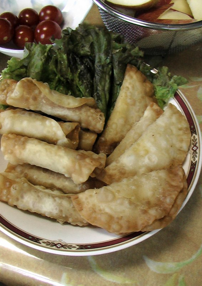 お弁当に・・餃子の皮で揚げ物２種！！-レシピのメイン写真