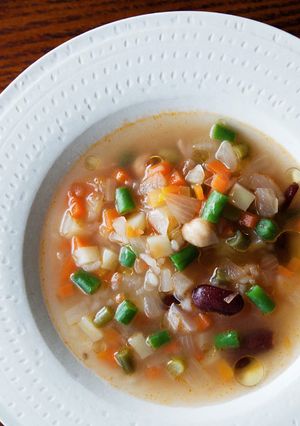 粒こんにゃく入りミラノ風野菜スープ-レシピのメイン写真