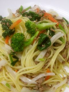めっけもん♪旬野菜のペペロンチーノ風-レシピのメイン写真