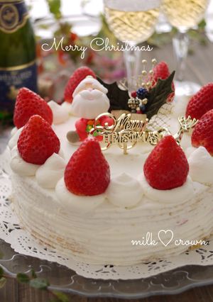 *クリスマスケーキ*-レシピのメイン写真