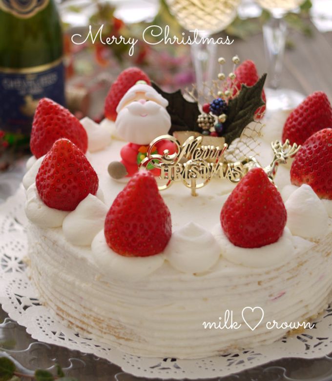 *クリスマスケーキ*-レシピのメイン写真