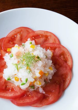 粒こんにゃくとトマトのサラダ-レシピのメイン写真