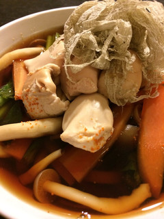 とろける白子のあったかかけうどん-レシピのメイン写真
