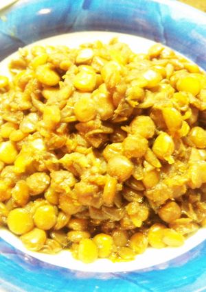レンズ豆の黒糖ぜんざい-レシピのメイン写真