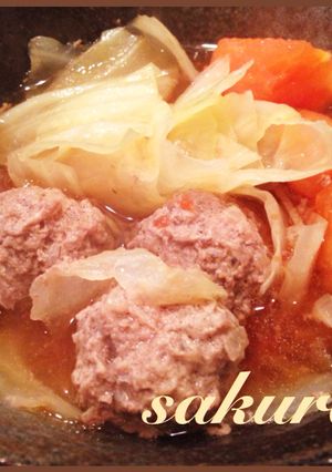 巻かない( ^ω^ ) ロールキャベツ-レシピのメイン写真