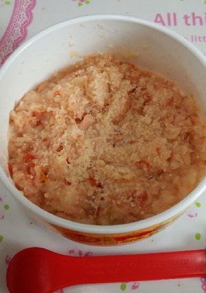離乳食中期 ツナトマトチーズパン粥-レシピのメイン写真