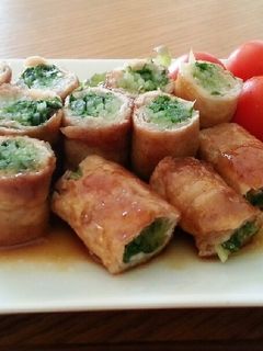 絶品★水菜の肉巻き-レシピのメイン写真