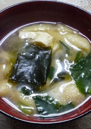 豆腐団子とかんたん味噌汁-レシピのメイン写真