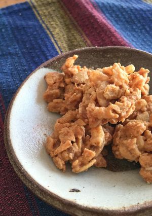混ぜて焼くだけ!きな粉のポリポリ-レシピのメイン写真