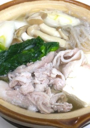 一人鍋　（豚ロースしゃぶしゃぶ風）-レシピのメイン写真
