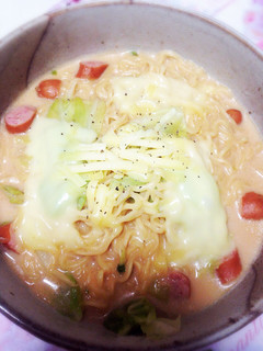 超簡単!牛乳味噌ラーメン-レシピのメイン写真