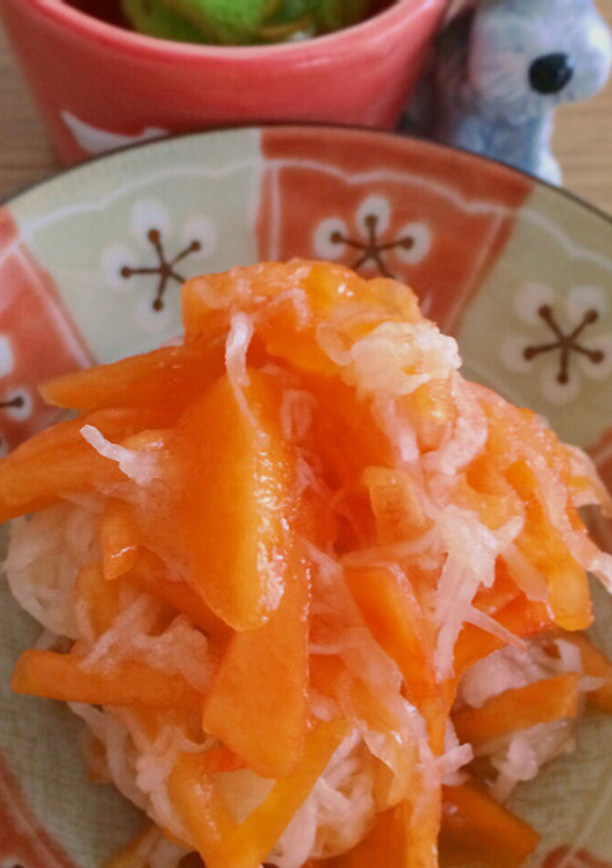 この味好きだ〜！柿と大根のなます-レシピのメイン写真