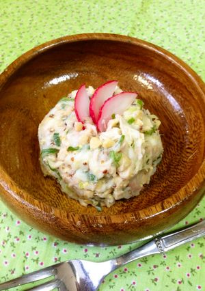里芋と納豆のおつまみ風サラダ♪-レシピのメイン写真
