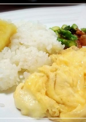 1分で☆チーズオムレツ-レシピのメイン写真