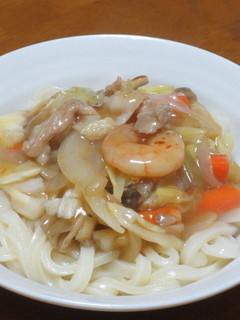 野菜たっぷりとろとろあんかけうどん-レシピのメイン写真