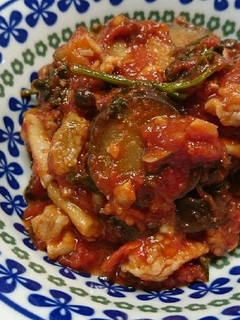 ナスと豚肉のトマトソース煮-レシピのメイン写真