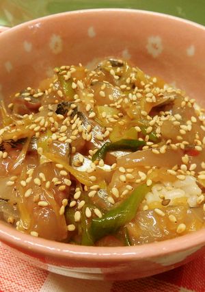 鯵のピリ辛丼♪-レシピのメイン写真