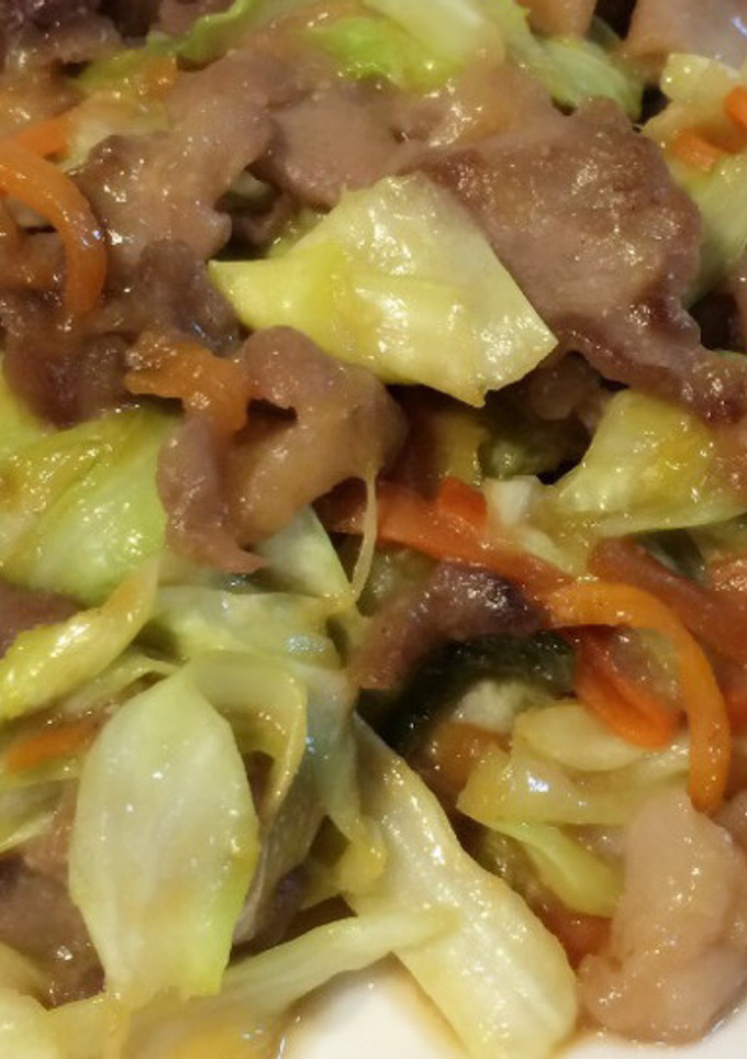 簡単☆豚コマと野菜の味噌炒め-レシピのメイン写真