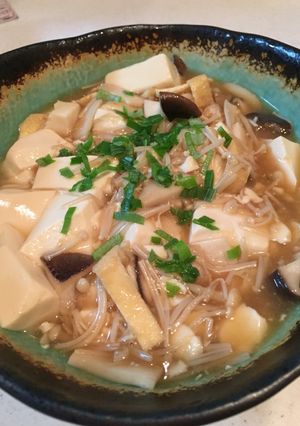 ♫簡単！豆腐ときのこのめんつゆ炒め煮♫-レシピのメイン写真