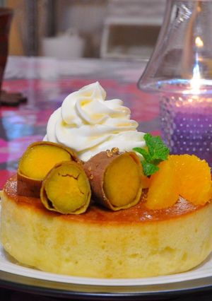 専門店みたい♪厚さ3.5ｃｍのパンケーキ-レシピのメイン写真