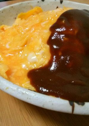 トロトロ卵のデミオムライス♪-レシピのメイン写真