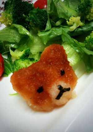 大根おろしで　くまさん♪-レシピのメイン写真