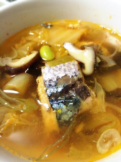 すぐできる鯖缶スープ♡EPA〜包丁不使用-レシピのメイン写真
