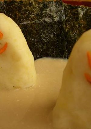 マッシュポテトのおばけm(￣▽￣m)～～-レシピのメイン写真