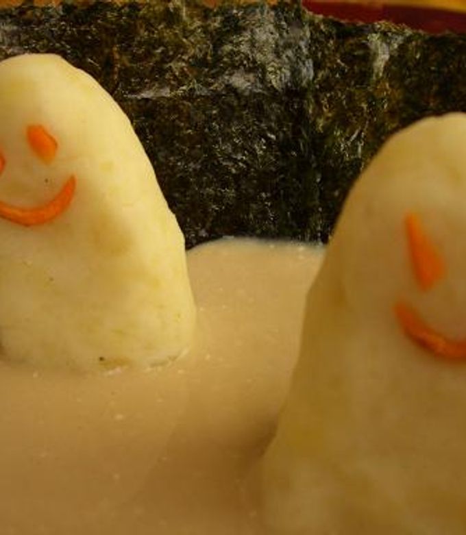 マッシュポテトのおばけm( ̄▽ ̄m)~~-レシピのメイン写真