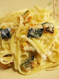 かぼちゃのクリームパスタ-レシピのメイン写真