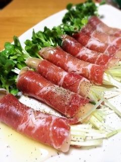 生ハムのカイワレ巻き-レシピのメイン写真