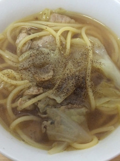 コンソメスープパスタ-レシピのメイン写真