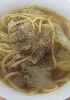 コンソメスープパスタ-レシピのメイン写真