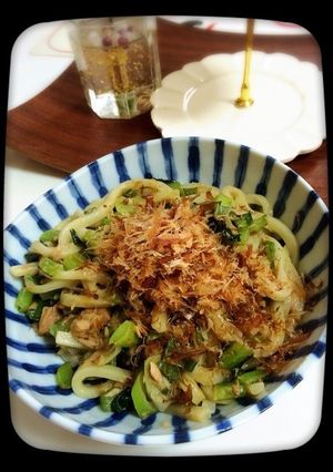 マヨ小松菜ツナうどん-レシピのメイン写真
