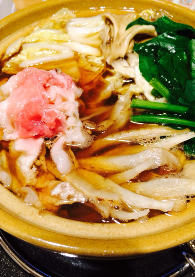 簡単♪ごぼう舞茸鍋-レシピのメイン写真
