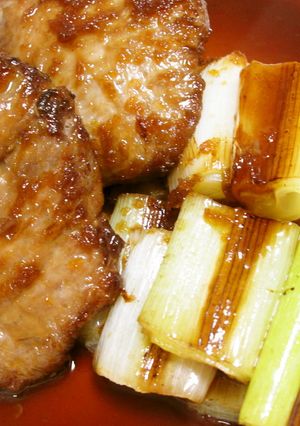 まぐろホホ肉と長ねぎの＊甘辛生姜焼き＊-レシピのメイン写真
