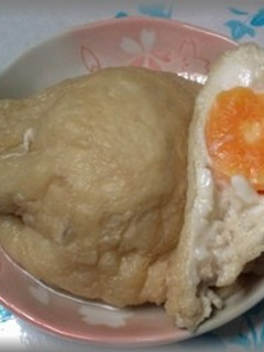 冷凍卵で作る巾着煮-レシピのメイン写真
